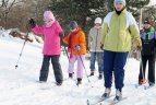 Verkiuose susirinko gausus būrys slidinėjimo entuziastų