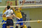 Vyrų tinklinio čempionato pusfinalis.  Flamingo Volley - Antivis - Etovis.