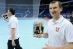 Lietuvos vyrų rankinio rinktinės fotosesija.