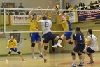 Vyrų tinklinio čempionato pusfinalis.  Flamingo Volley - Antivis - Etovis.