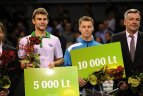 Ričardas Berankis - Laurynas Grigelis - 7:6 (8:6), 4:6, 6:3.