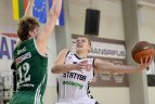 "Statyba" - "Žalgiris"-A.Sabonio krepšinio centras 77:73.