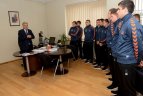 Utenos rajono mero A.Katino susitikimas su "Utenio" komanda.