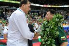 KKSD apdovanojimai Europos čempionams.