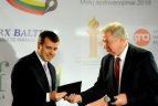 Metų laureatų apdovanojimų ceremonija.
