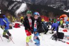 Klubo „Alpių aidas“ kalnų slidininkai varžybose Čekijoje ir Slovakijoje.