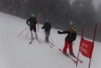 Klubo „Alpių aidas“ kalnų slidininkai varžybose Čekijoje ir Slovakijoje.
