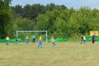 Kartu su vaikais futbolą žaidė ir tikri brazilai Elivelto ir Leonardo