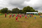 Kartu su vaikais futbolą žaidė ir tikri brazilai Elivelto ir Leonardo