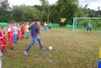 Kartu su vaikais futbolą žaidė ir tikri brazilai Elivelto ir Leonardo