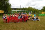 Kartu su vaikais futbolą žaidė ir tikri brazilai Elivelto ir Leonardo