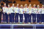 Lietuvos tinklinio čempionato pabaigtuvės.