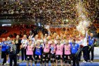 Lietuvos tinklinio čempionato pabaigtuvės.