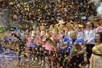Lietuvos tinklinio čempionato pabaigtuvės.