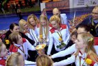 Lietuvos tinklinio čempionato pabaigtuvės.