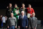 Lietuvos imtynių čempionato akimirka