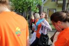Savanoriai visą savaitę zujo po Šiaulius ir kitus apskrities miestus