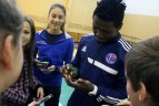 "Ekrano" futbolininkai "Žemynos" progimnazijoje.