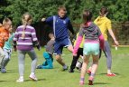 "Ekrano" futbolininkai vaikus mokė futbolo gudrybių