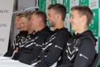 Lietuvos ir PAR tenisininkų spaudos konferencija ir treniruotė