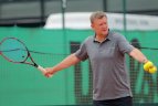 Lietuvos ir PAR tenisininkų spaudos konferencija ir treniruotė