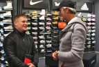 Naujos parduotuvės "Sportland" atidaryme Vilniuje apsilankė ir Londono olimpinių žaidynių prizininkai.