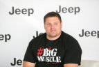 Ž.Savickas vairuos "Jeep".