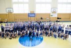 3x3 lygos pirmenybių dalyviai vilkėjo mėlynos ir baltos spalvų aprangomis
