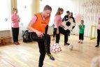 Kauno darželyje - mergaičių futbolo diena
