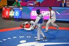 Tekvondo čempionate iš lietuvių geriausiai sekėsi K. Tvaronavičiūtei.