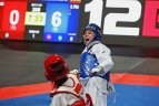 Tekvondo čempionate iš lietuvių geriausiai sekėsi K. Tvaronavičiūtei.