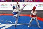 Tekvondo čempionate iš lietuvių geriausiai sekėsi K. Tvaronavičiūtei.