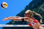 I. Dumbauskaitė ir M. Povilaitytė FIVB World Tour" serijos "Gstaad Major" turnyro atrankoje
