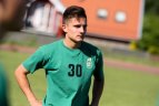 Lietuvos futbolo U19 rinktinės treniruotė.