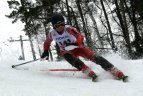 2011.02.06 Ignalina. "Fischer" taurės ir "Žalgirio" žiemos žaidynių slalomo rungties varžybos.