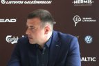 „Prezidento taurės“ teniso turnyro spaudos konferencija