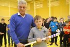 Vaikų žolės riedulio šventė Vilniuje.