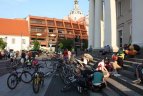 Vilniaus centre vėl karaliavo dviratininkai