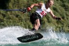 Ignas Lažinskas Europos veteranų vandens slidinėjimo čempionate