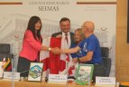 Ekspedicijos į Gruziją palydos Seime