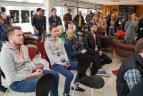 Elektromobilių lenktynėms startą davė Vilniaus meras