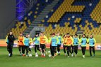 Lietuvos rinktinės treniruotė prieš UEFA Tautų lygos rungtynes su Rumunija.
