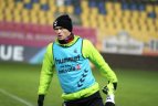 Lietuvos rinktinės treniruotė prieš UEFA Tautų lygos rungtynes su Rumunija.