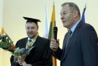 A.Guoga inauguruotas LSU Garbės daktaru