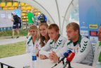 CEV Kontinentinės taurės IV etapas Vilniuje. Spaudos konferencija