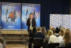 Projektas „BEKO LKL diena mokykloje“ lankėsi Kauno VDU Rasos gimnazijoje.