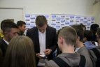 Projektas „BEKO LKL diena mokykloje“ lankėsi Kauno VDU Rasos gimnazijoje.