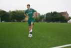 L. Spalvis tapo teisėju ir surengė treniruotę jauniesiems futbolininkams