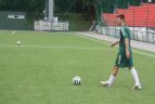 L. Spalvis tapo teisėju ir surengė treniruotę jauniesiems futbolininkams