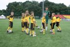 L. Spalvis tapo teisėju ir surengė treniruotę jauniesiems futbolininkams
